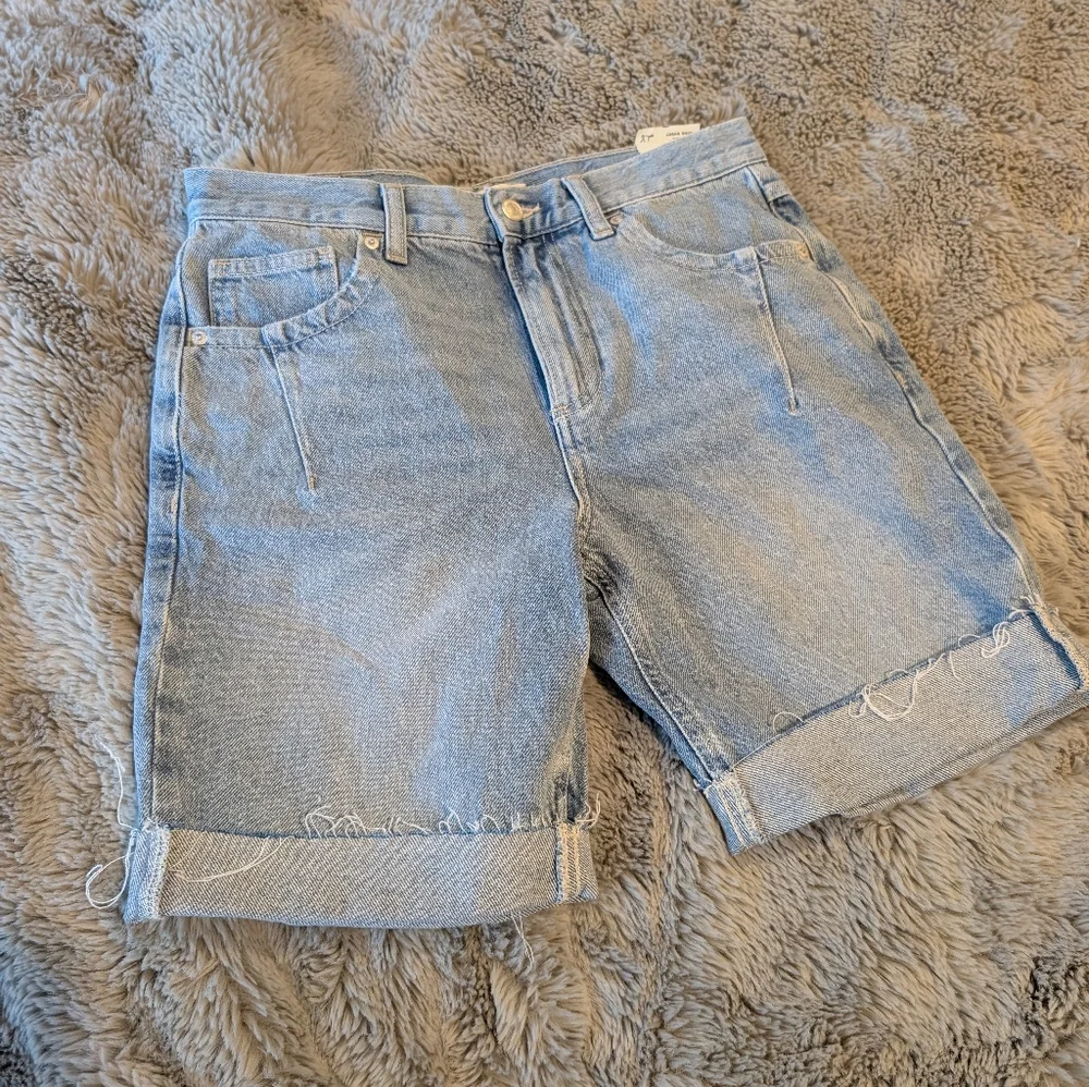 Free People We The Free Ghost Town Long Shorts In Bodie Blue Size 28 Mid rise
